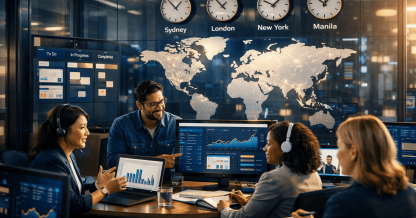 Remote SEO teams collaborating across global timezones