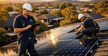 Solar installer cash flow management on residential rooftop project