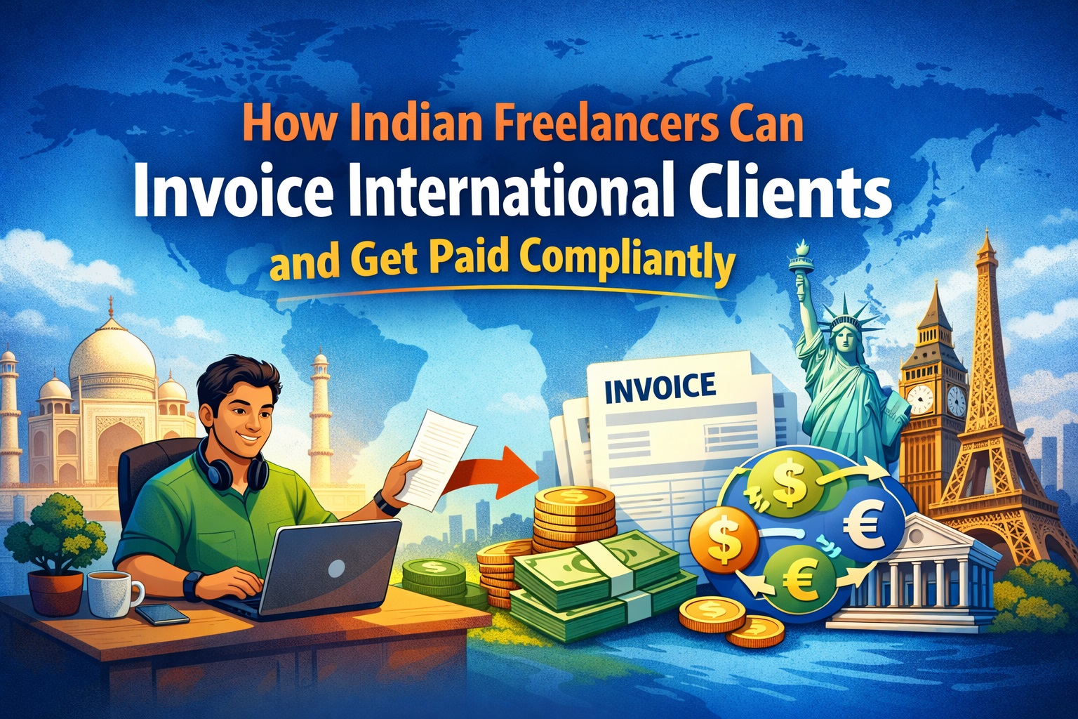 invoice international clients
